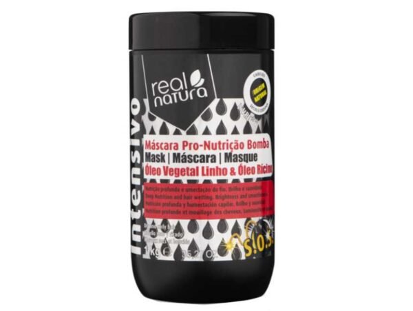 MÁSCARA PRO-NUTRIÇÃO BOMBA 1 KG REAL NATURA