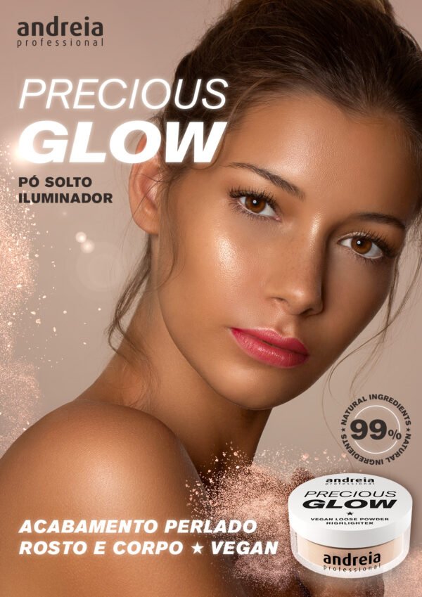 Pó Solto Iluminador Precious Glow Andreia Professional - Image 2