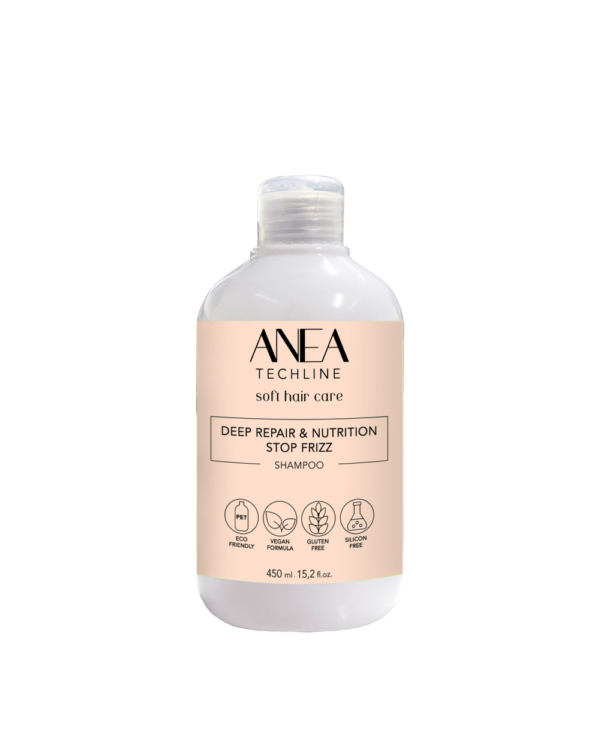 SHAMPOO REPARAÇÃO E NUTRIÇÃO ANTI-FRIZZ 450ML LE ANEA