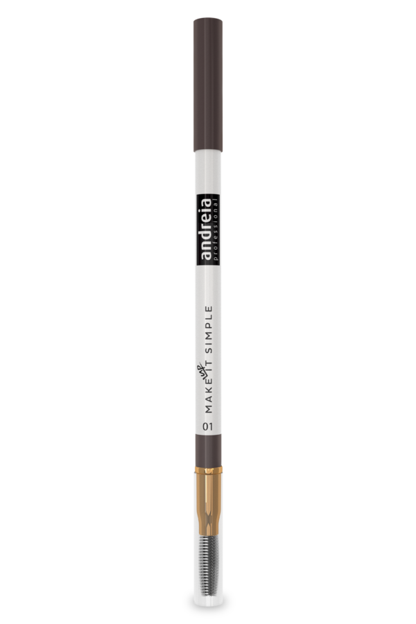 Delineador e Sobrancelha Show Time 2in1 01 Light Brown Andreia