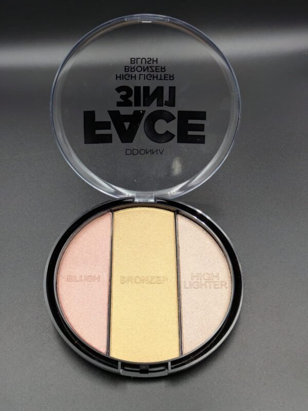FACE 3IN1 - ILUMINADOR - PÓ COMPACTO & BLUSH COR 2 - Image 2