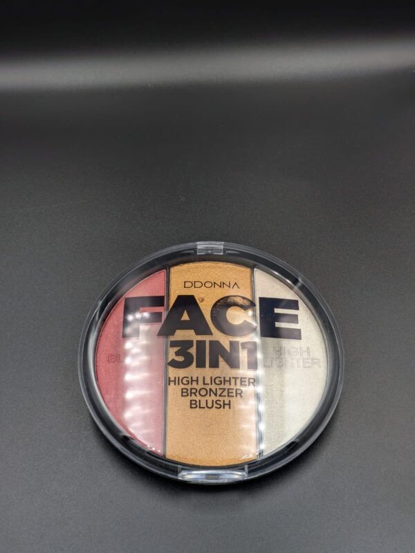 FACE 3IN1 - ILUMINADOR - PÓ COMPACTO & BLUSH COR 3