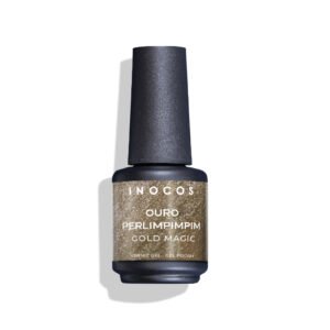 VERNIZ GEL INOCOS PERLIMPIMPIM OURO, 15ML
