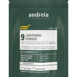 LIGHTENING POWDER 9 - Ammonia Free Green Lightening Powder 500 gr
