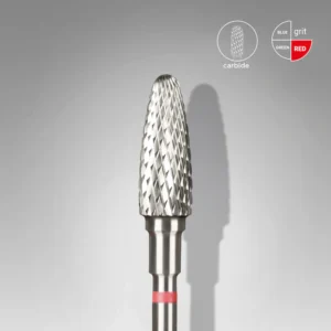 Broca de carboneto para unhas "milho" vermelha EXPERT, diâmetro 5 mm / parte útil 13 mm